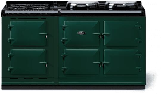 AGA AER7563GLPBRG Classic Cast Iron Series 63 Inch Dual Fuel Freestanding Range