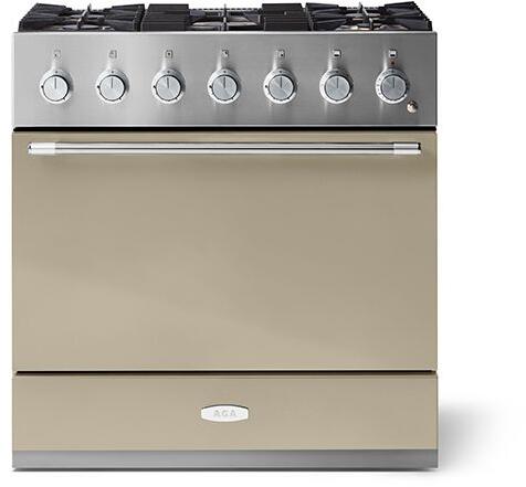 AGA AMC36DFFWN Mercury Series 36 Inch Natural Gas, Dual Fuel Freestanding Range in Fawn