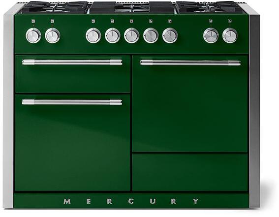 AGA AMC48DFCWG Mercury Series 48 Inch Natural Gas, Dual Fuel Freestanding Range in Cornwall Green