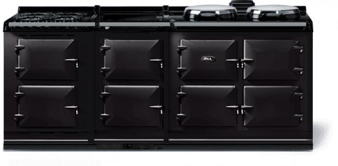AGA AR7783IGBLK Classic Cast Iron Series 83 Inch Electric Freestanding Range