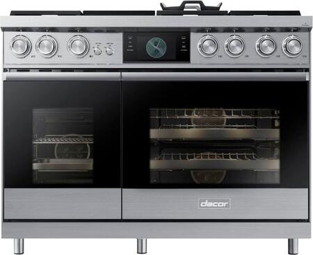 Dacor DOP48C96DLS Contemporary Series 48 Inch Dual Fuel Freestanding Range