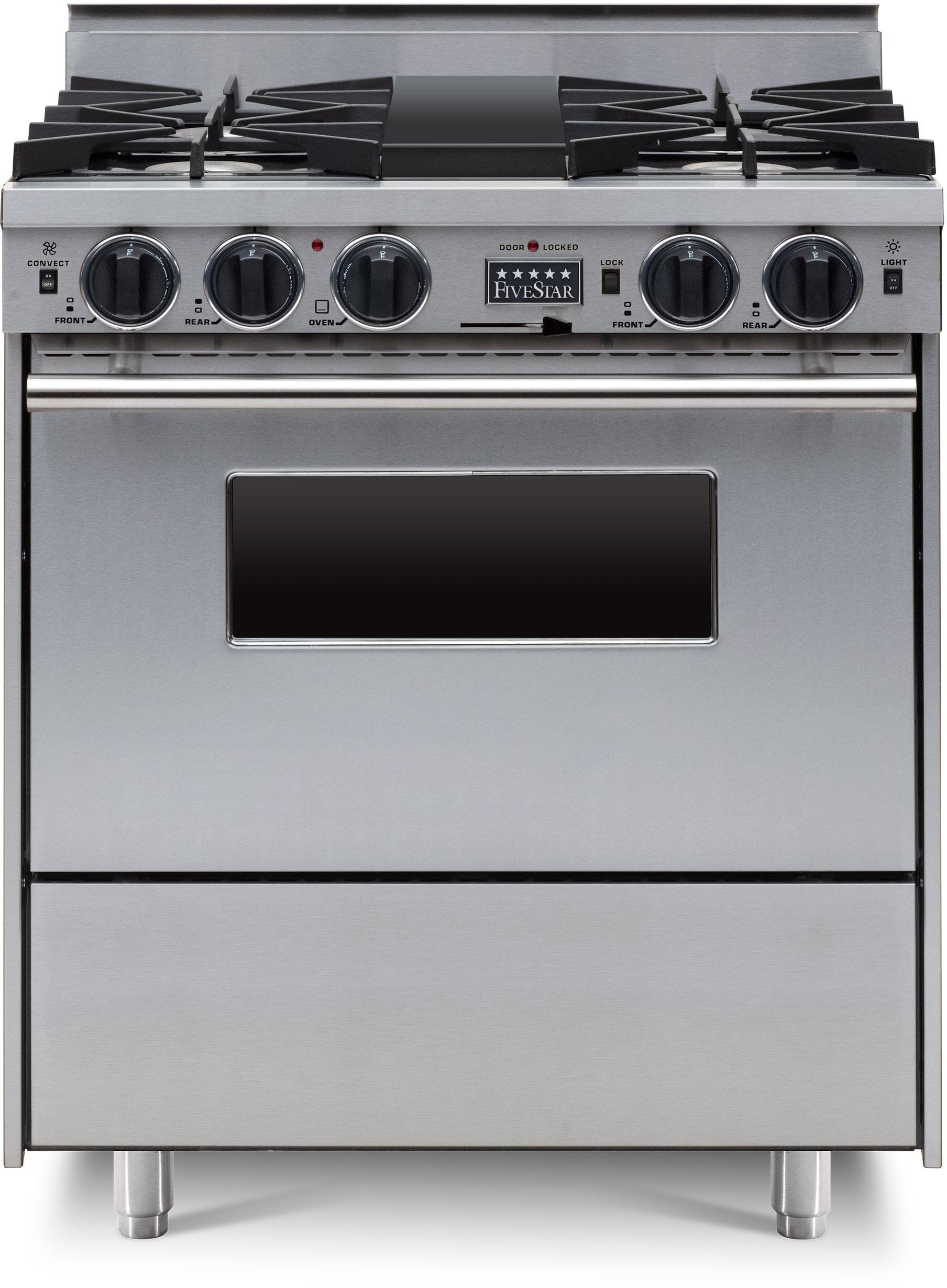 FiveStar TPN276BW 30 Inch Freestanding Range, in