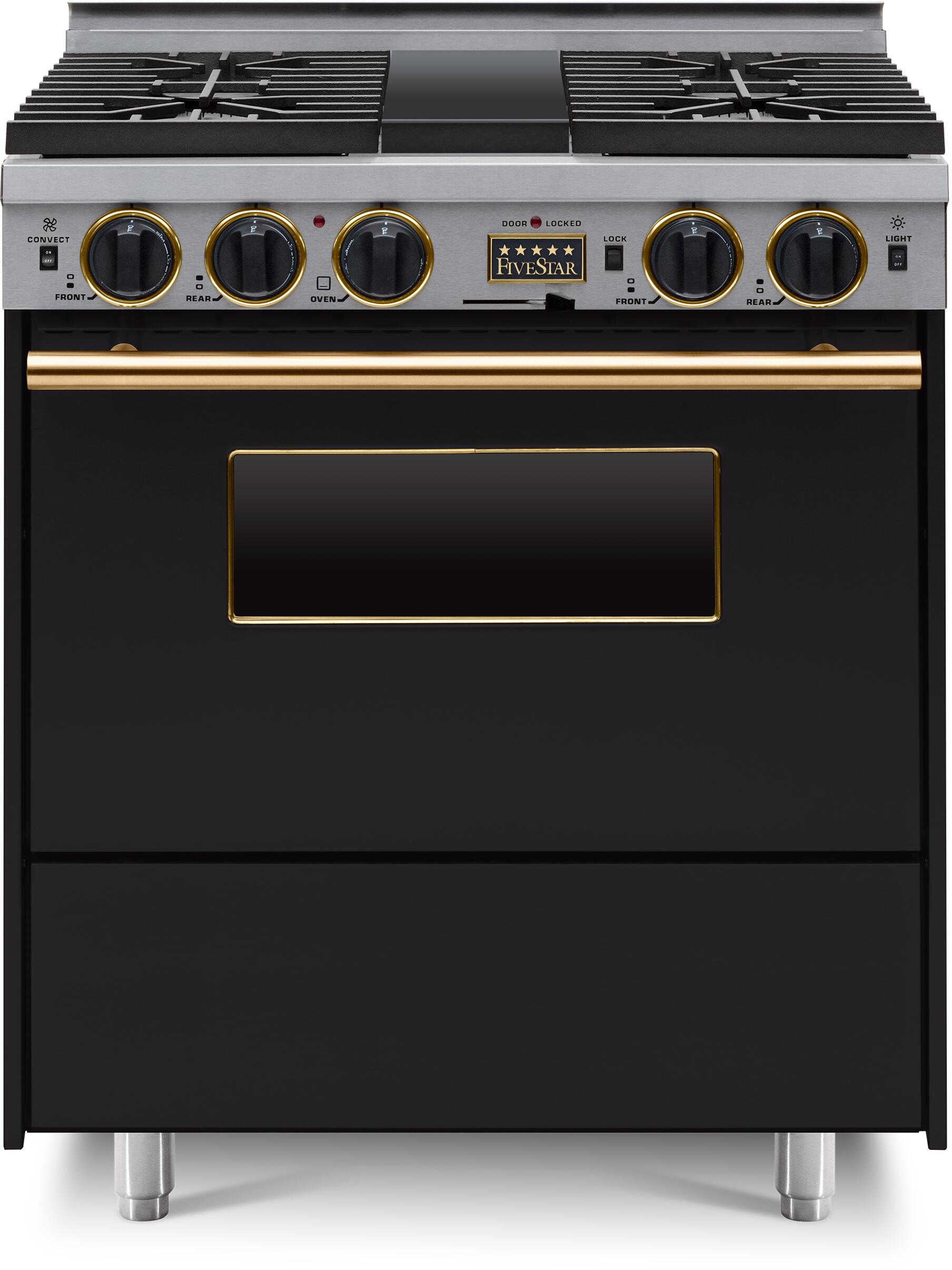 FiveStar TPN289SW 30 Inch Dual Fuel Freestanding Range