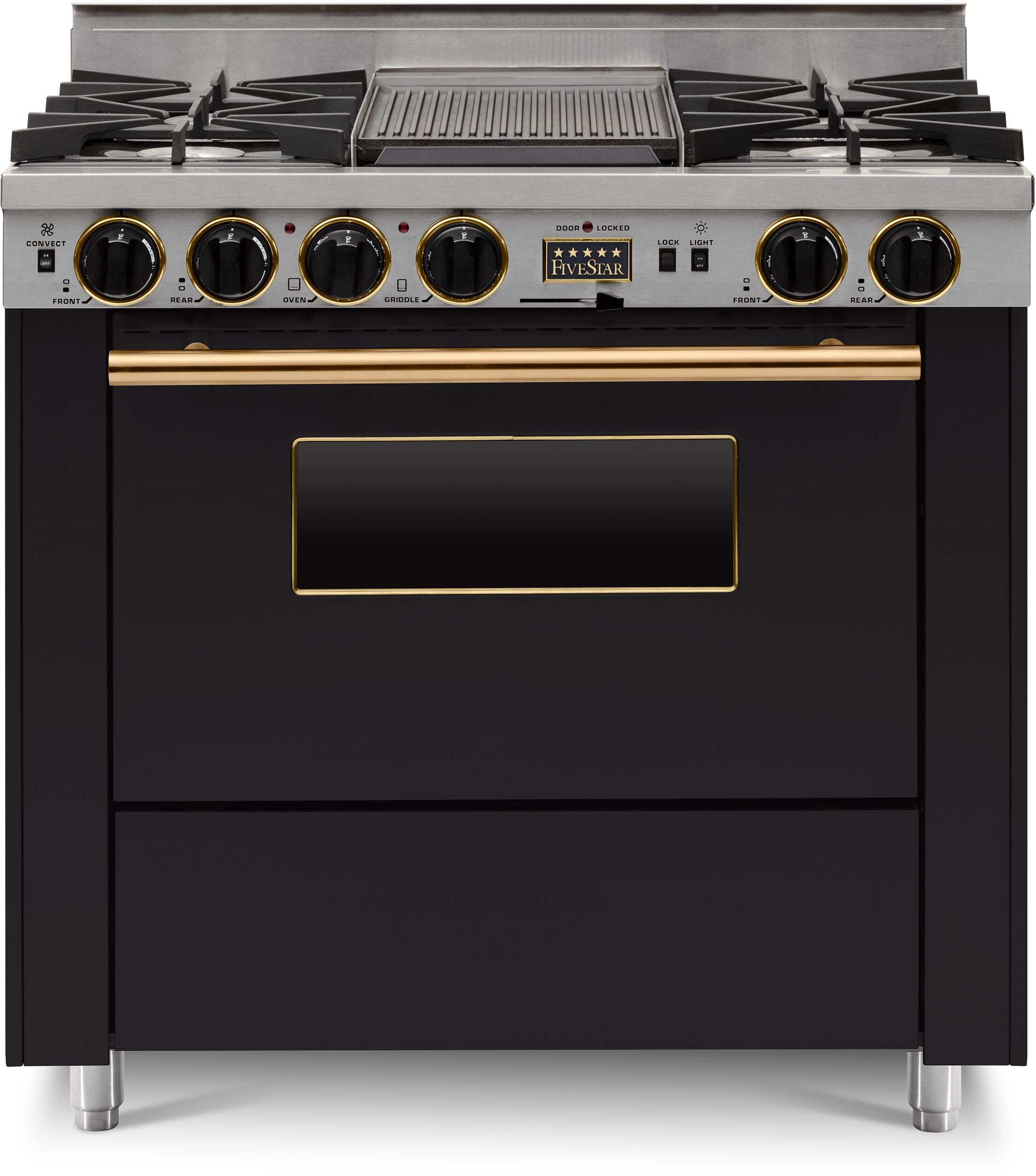 FiveStar TPN3267SW 36 Inch varies Dual Fuel Freestanding Range, in varies