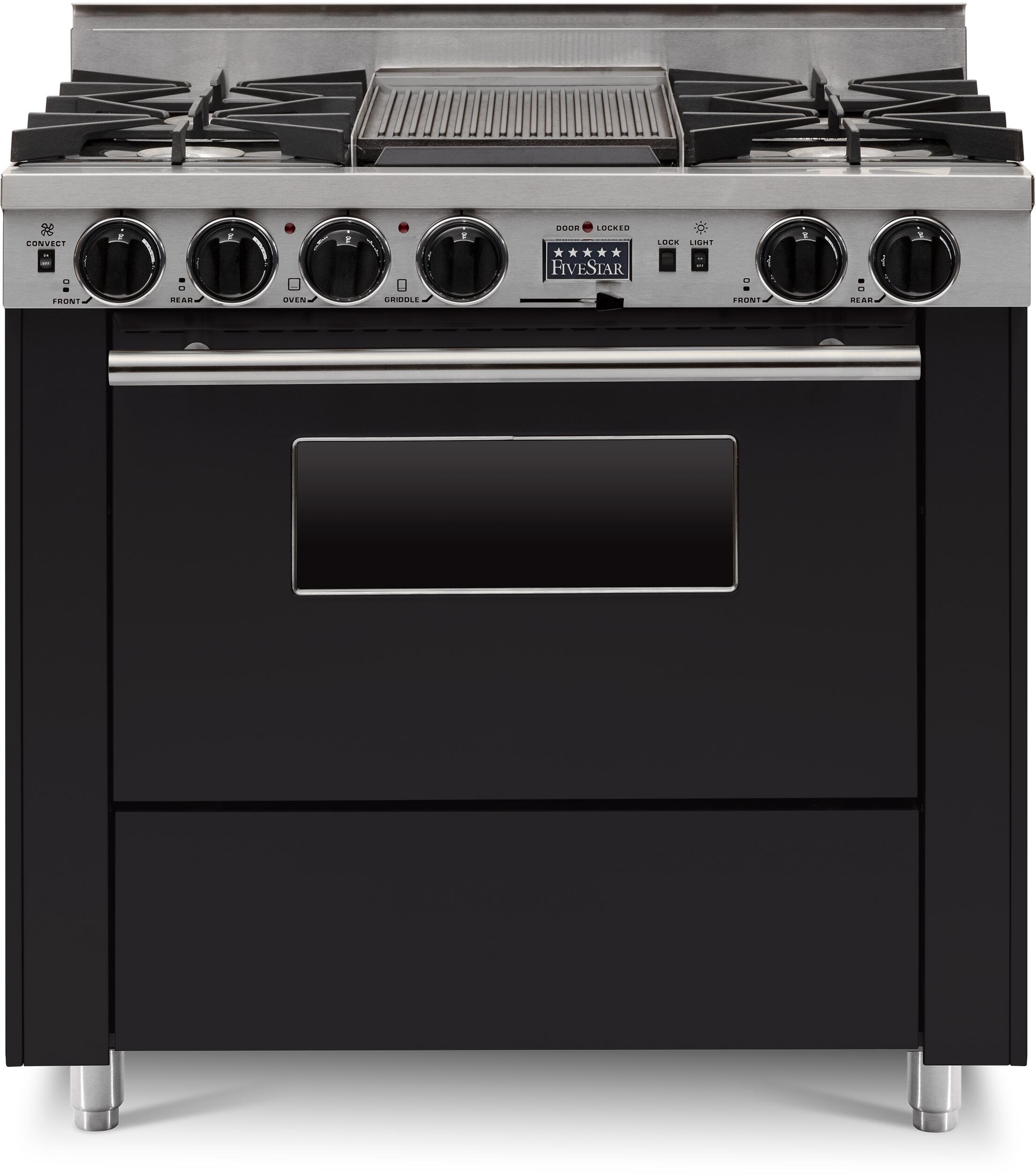 FiveStar TPN3267W 36 Inch varies Dual Fuel Freestanding Range, in varies