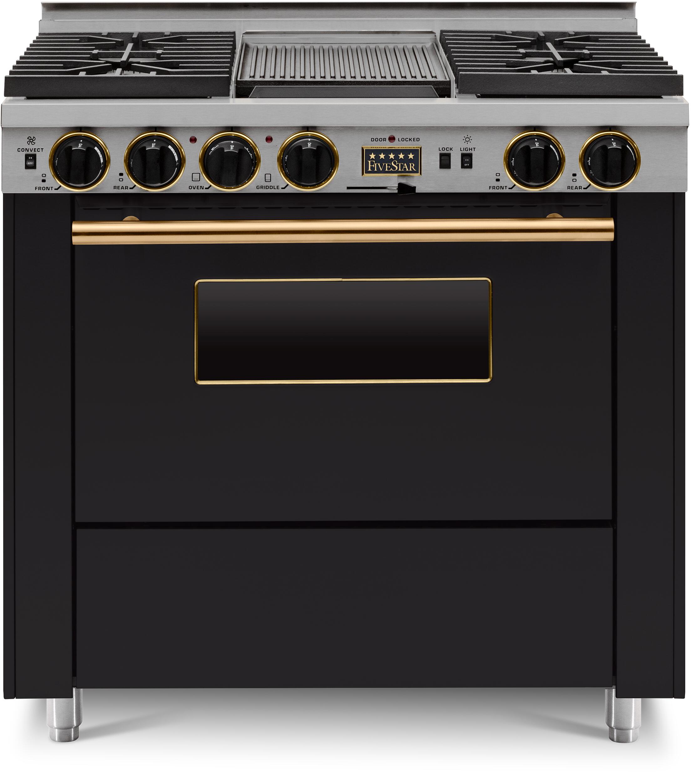 FiveStar TPN3397SW 36 Inch Dual Fuel Freestanding Range