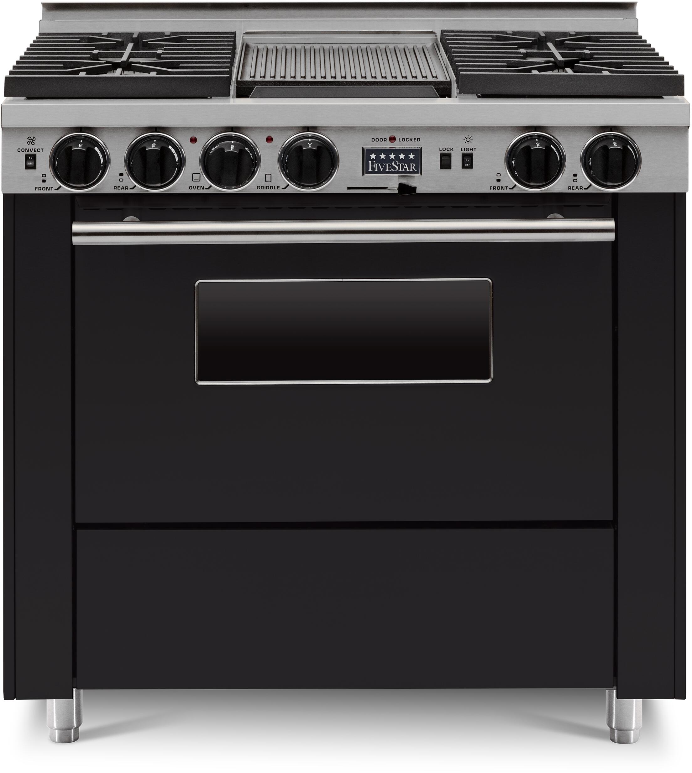 FiveStar TPN3397W 36 Inch Dual Fuel Freestanding Range