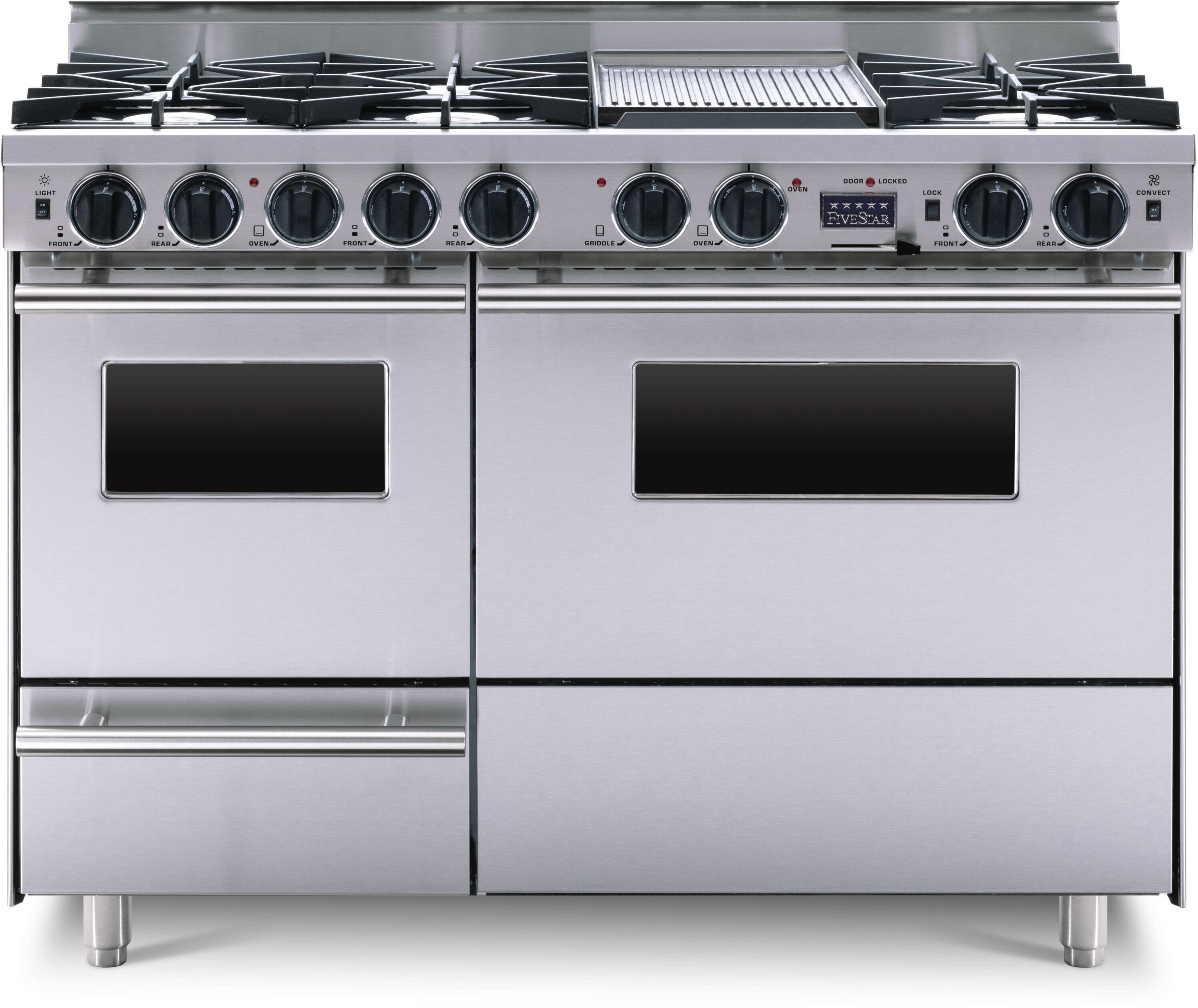 FiveStar TPN5267BW 48 Inch Dual Fuel Freestanding Range