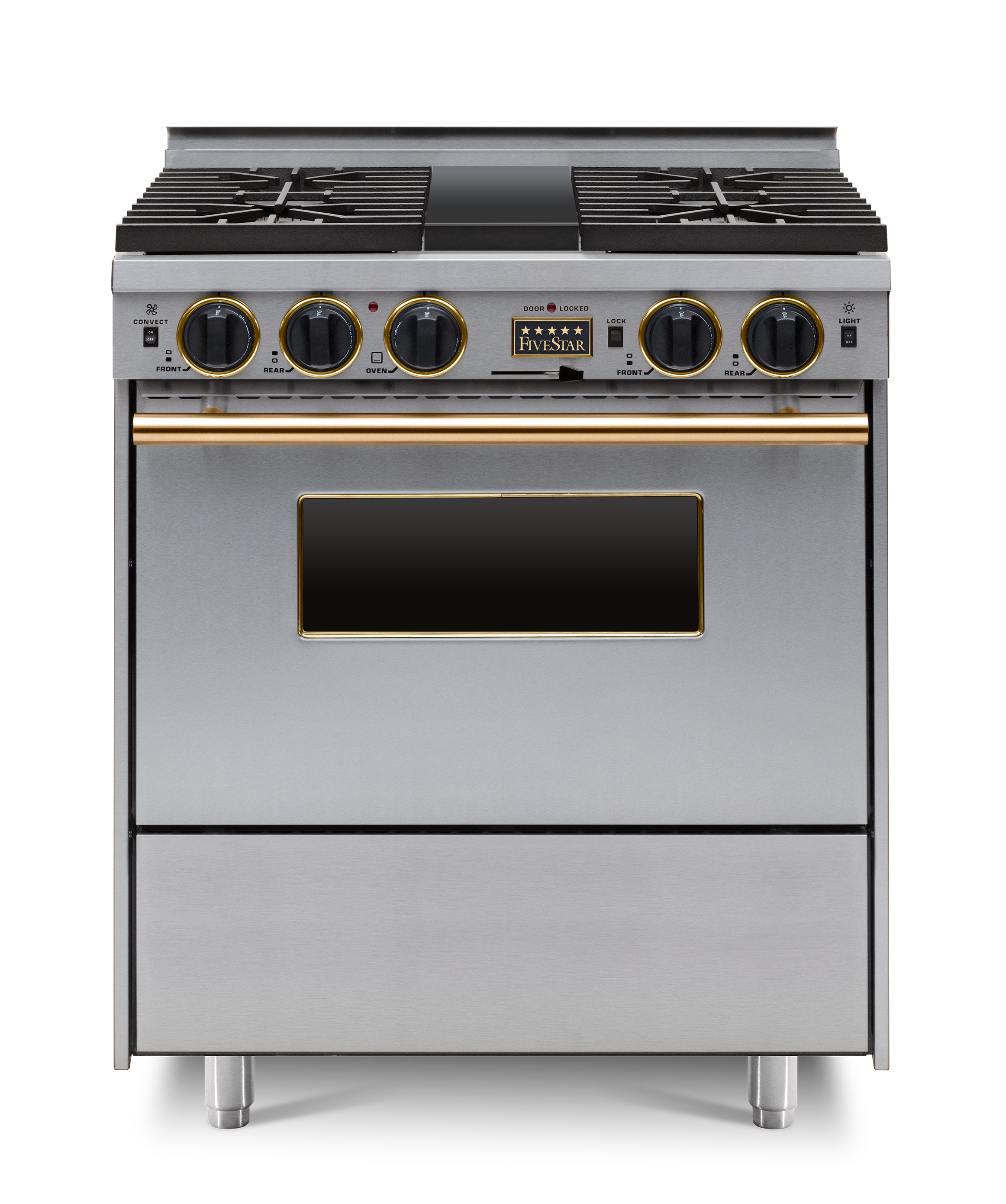 FiveStar TTN289BSW 30 Inch Dual Fuel Freestanding Range
