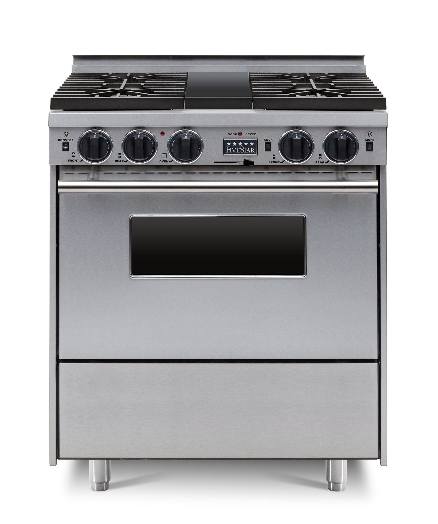FiveStar TTN289BW 30 Inch Dual Fuel Freestanding Range