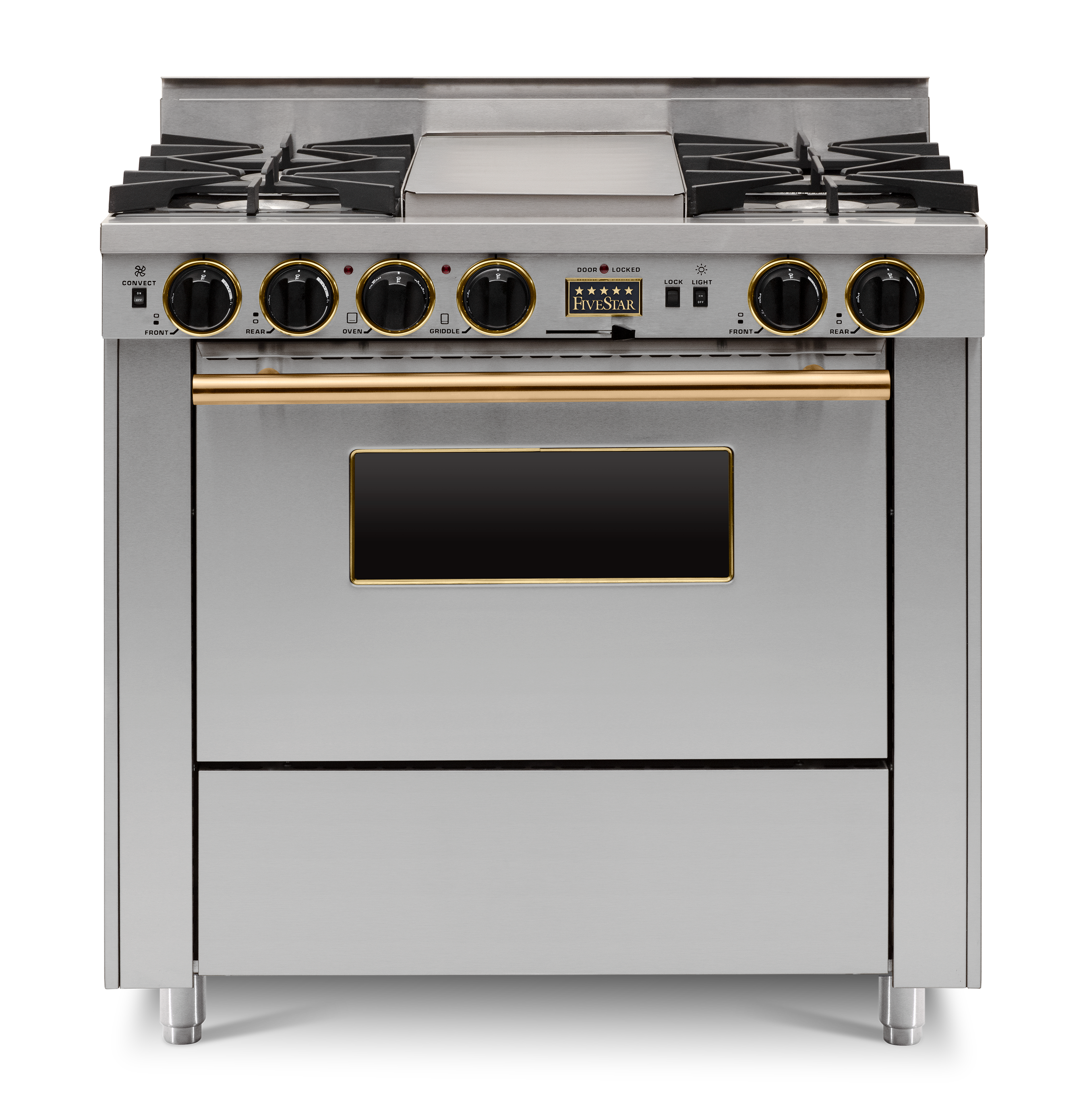 FiveStar TTN3267BSW 36 Inch varies Dual Fuel Freestanding Range, in varies