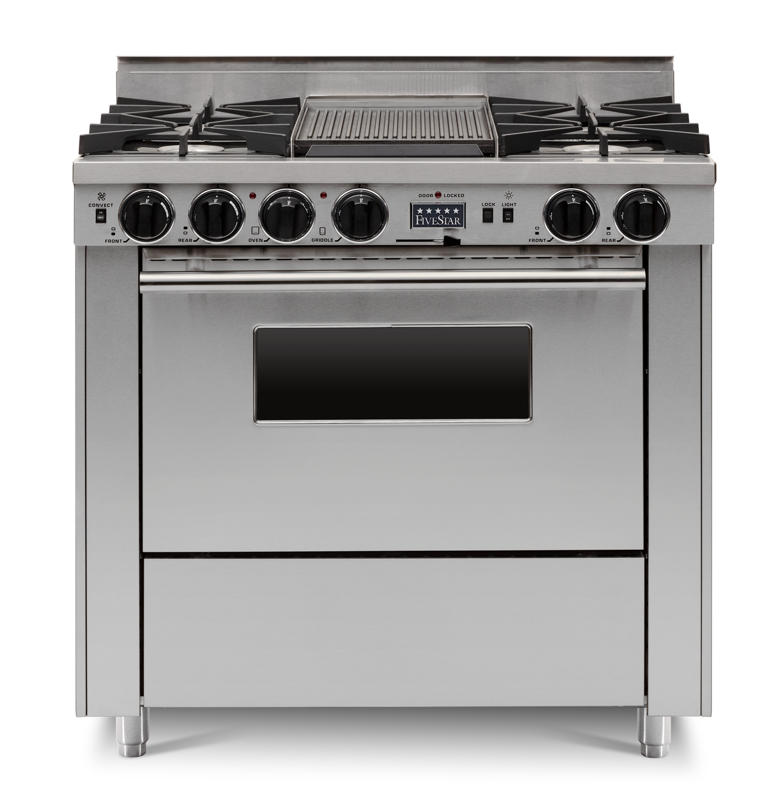 FiveStar TTN3267BW 36 Inch varies Dual Fuel Freestanding Range, in varies