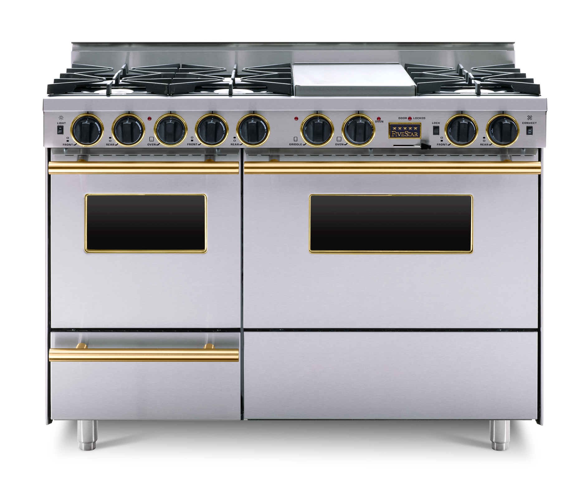 FiveStar TTN5267BSW 48 Inch Dual Fuel Freestanding Range