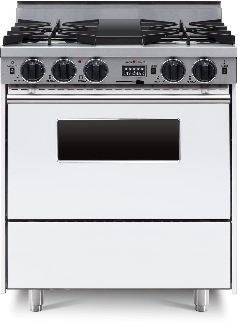 FiveStar WPN276W 30 Inch Dual Fuel Freestanding Range