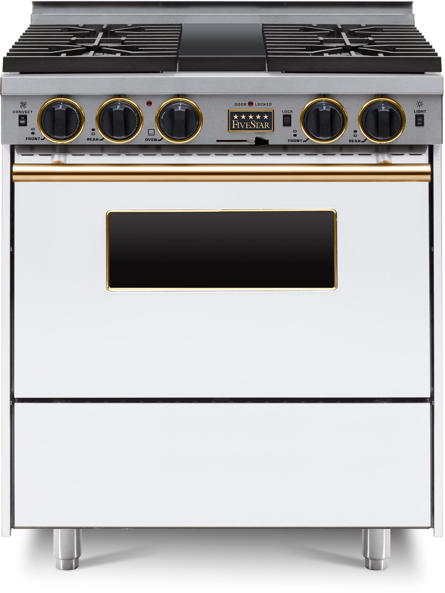 FiveStar WPN289SW 30 Inch Dual Fuel Freestanding Range