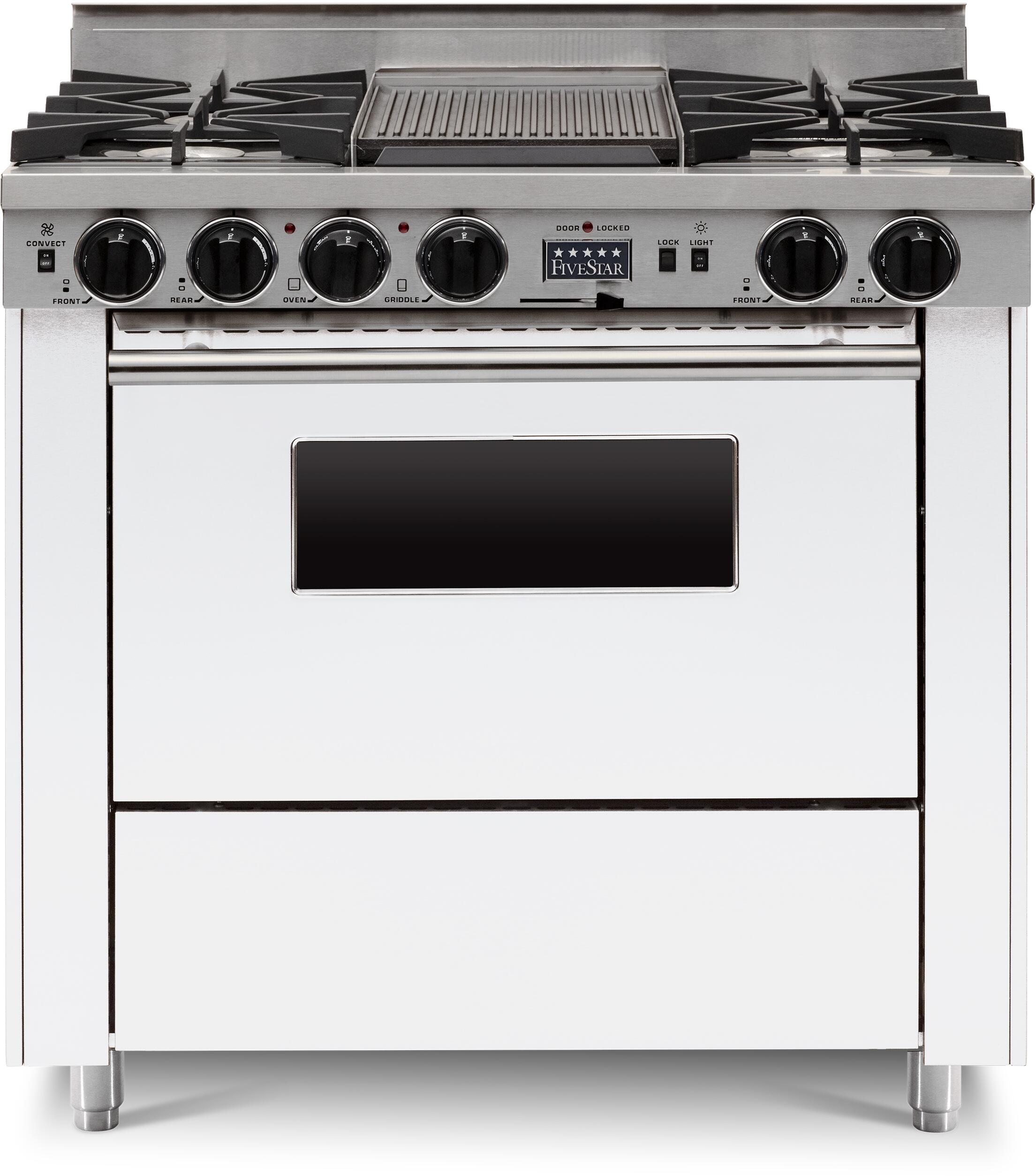 FiveStar WPN3267W 36 Inch varies Dual Fuel Freestanding Range, in varies