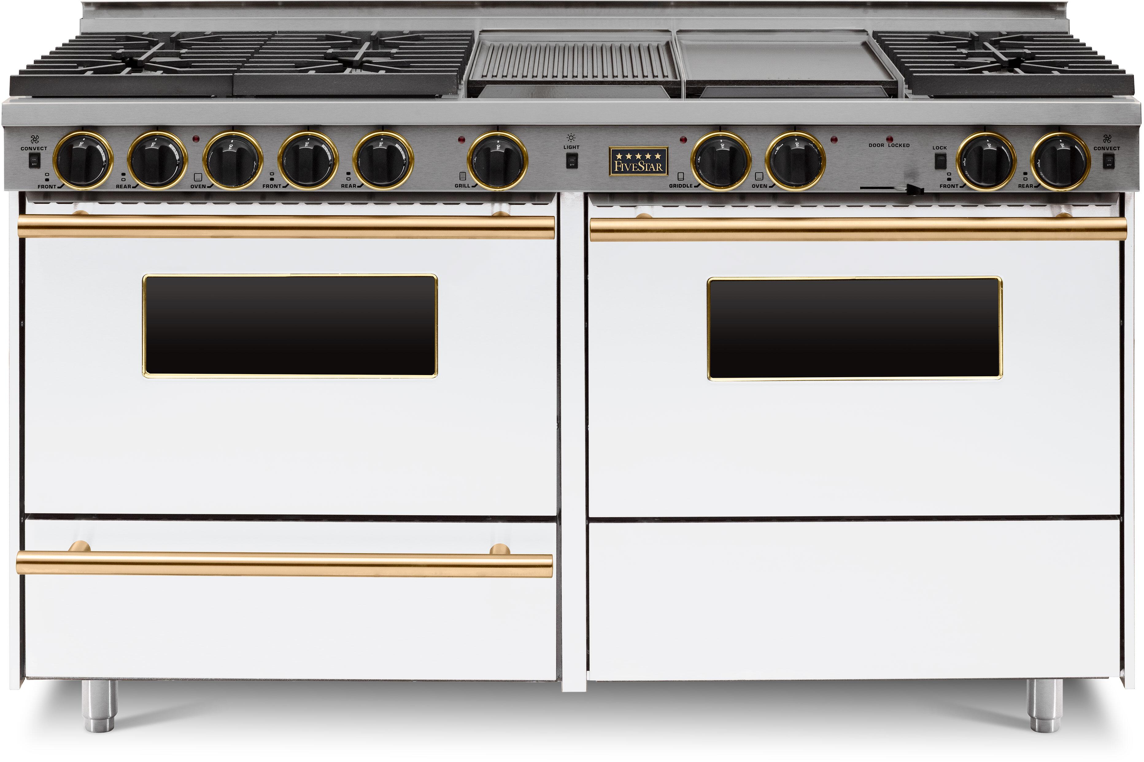 FiveStar WPN6397SW 60 Inch Dual Fuel Freestanding Range