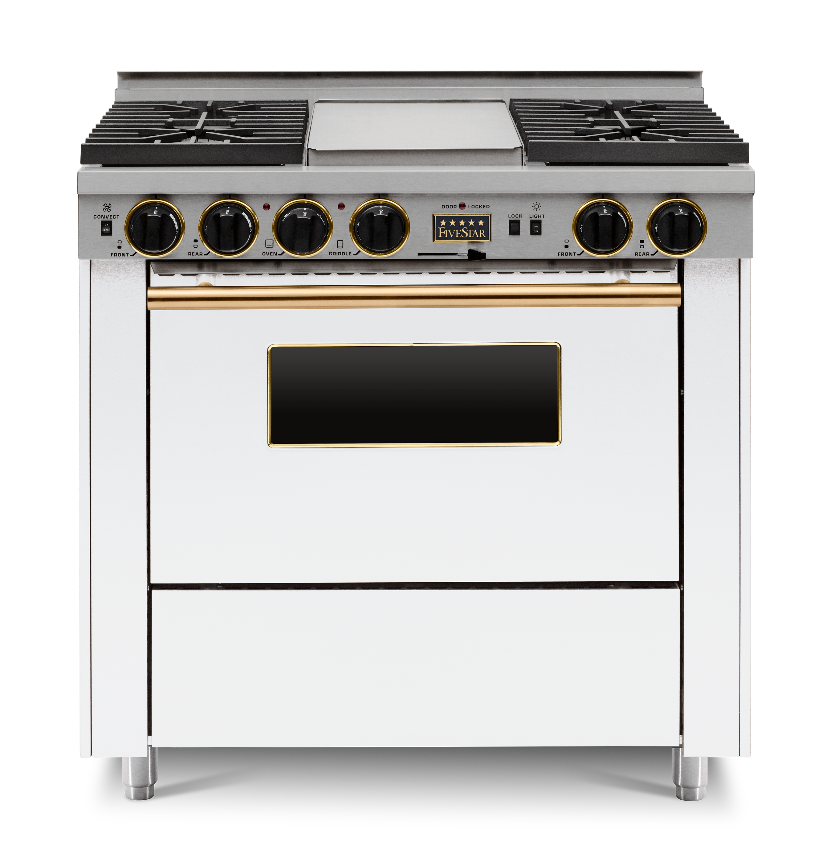 FiveStar WTN3397SW 36 Inch Dual Fuel Freestanding Range