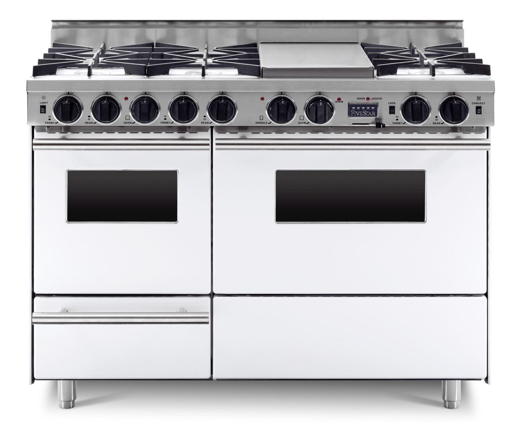 FiveStar WTN5267W 48 Inch Dual Fuel Freestanding Range