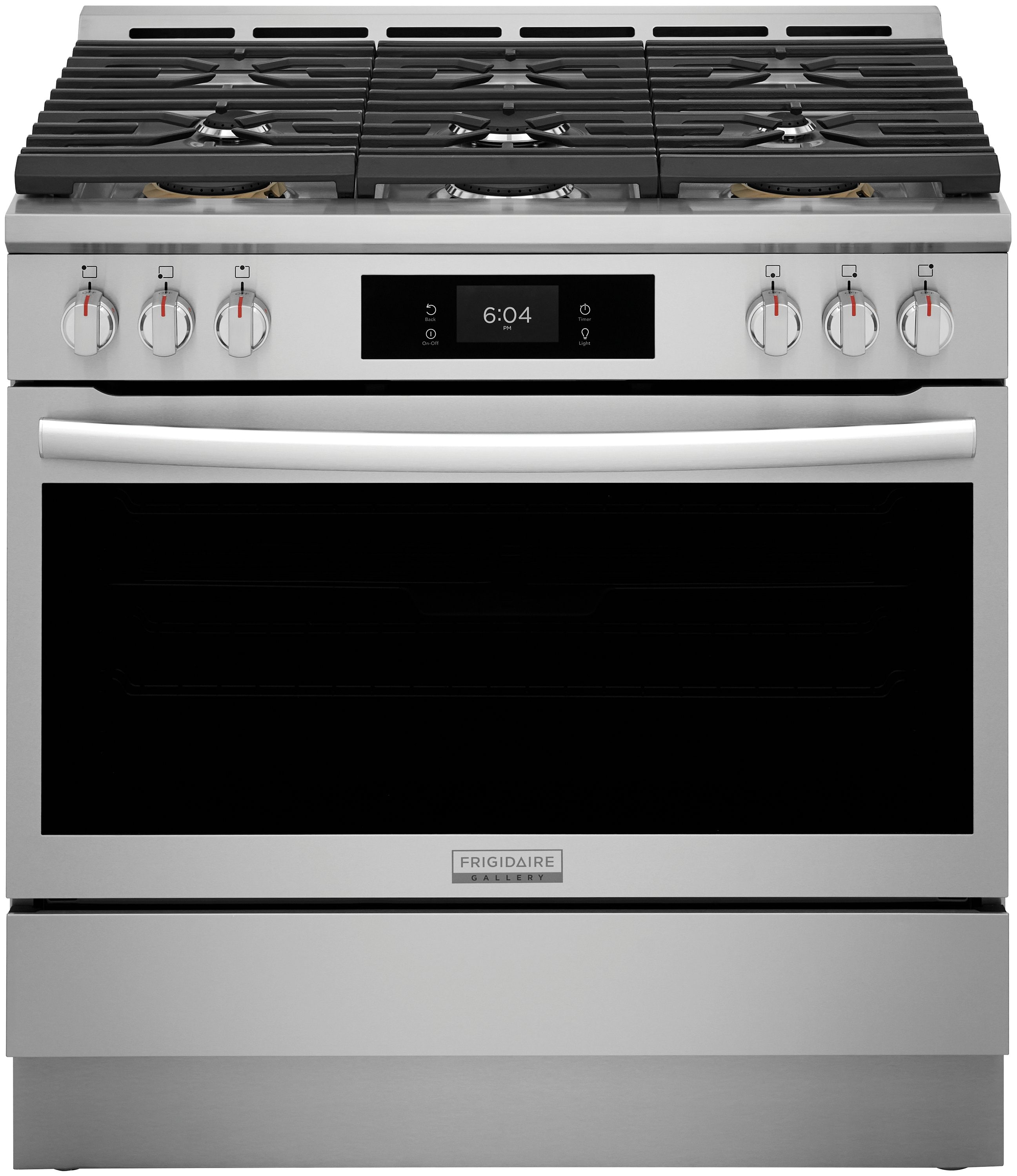 Frigidaire GCFD3661AF 36 Inch Freestanding Dual Fuel Range Smudge-Proof Stainless Steel