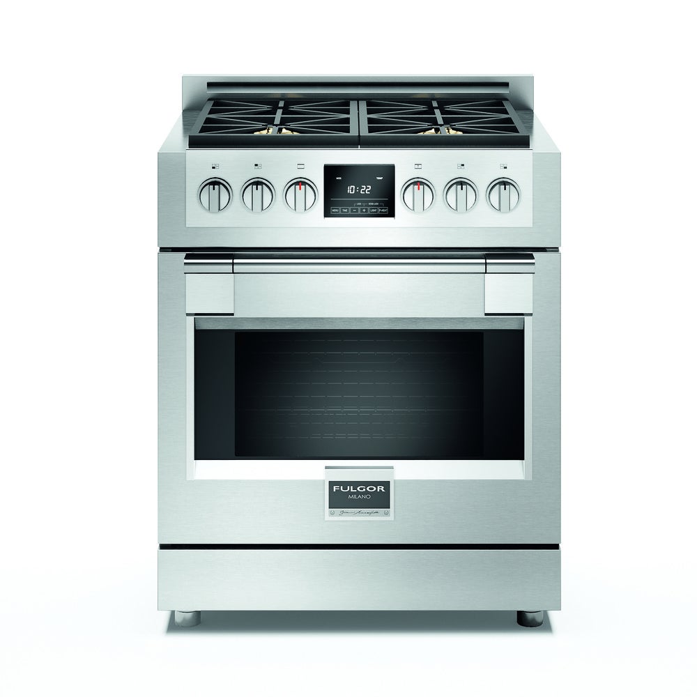 Fulgor Milano F6PDF304S1 Sofia Series 30 Inch Stainless Steel Dual Fuel Convection Freestanding Range