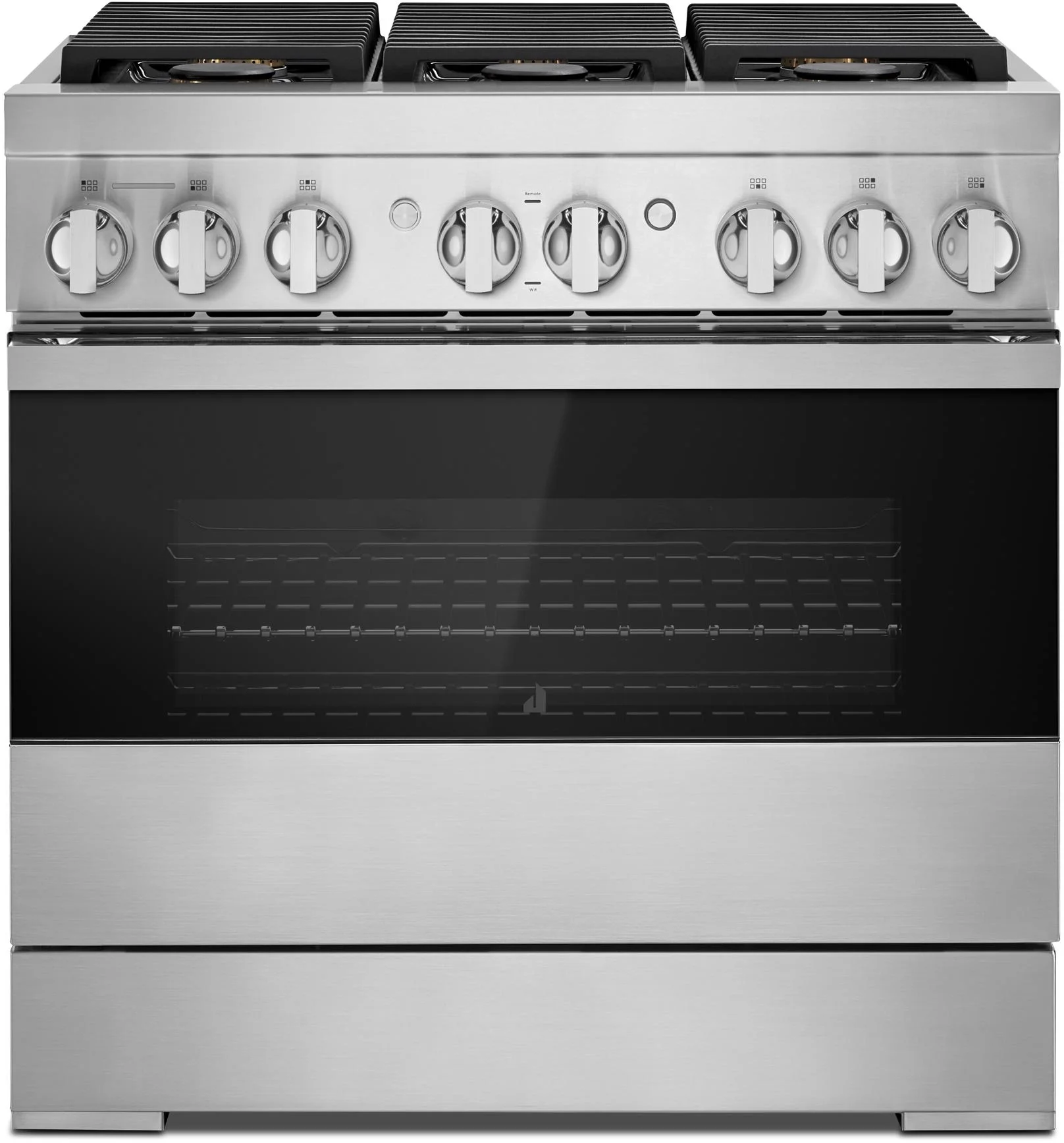 Jenn Air Jenn-Air JDRP436HM NOIR Series 36 Inch Stainless Steel Dual Fuel Convection Free
