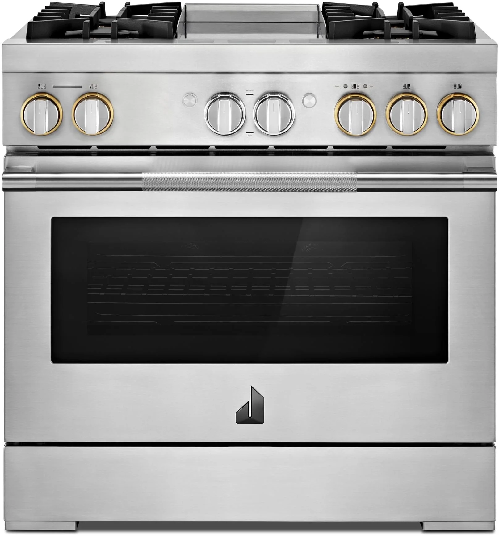 Jenn Air Jenn-Air JDRP536HL RISE Series 36 Inch Stainless Steel Dual Fuel Convection Free