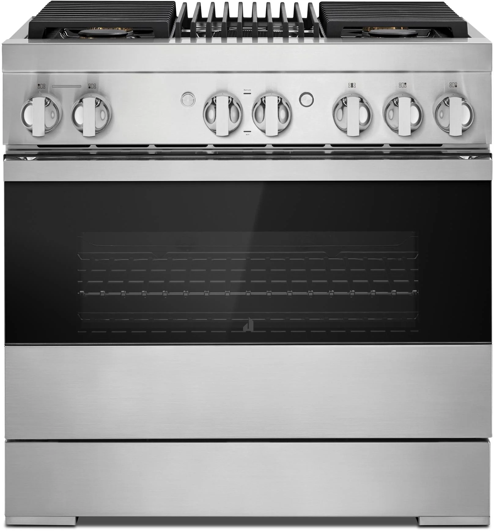 Jenn Air Jenn-Air JDRP636HM NOIR Series 36 Inch Stainless Steel Dual Fuel Convection Free