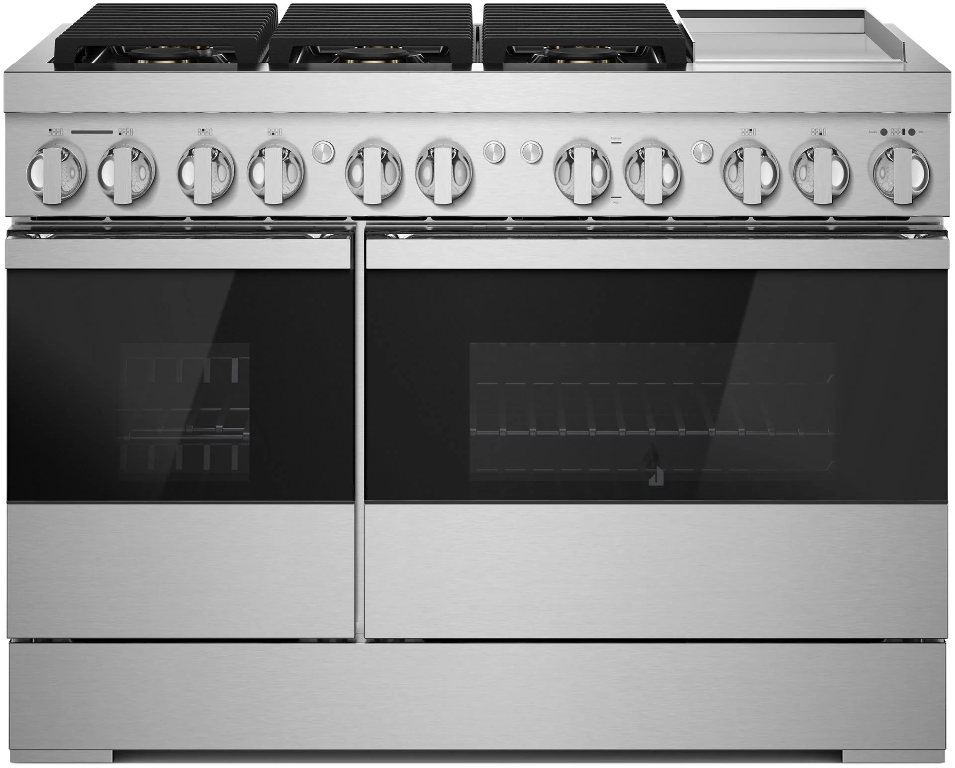 Jenn Air JDSP548HM 48 Inch Smart Dual Fuel Pro-Style Range Floating Glass Black