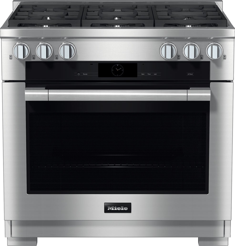 Miele HR19343G G7000 Series 36 Inch Dual Fuel Freestanding Range