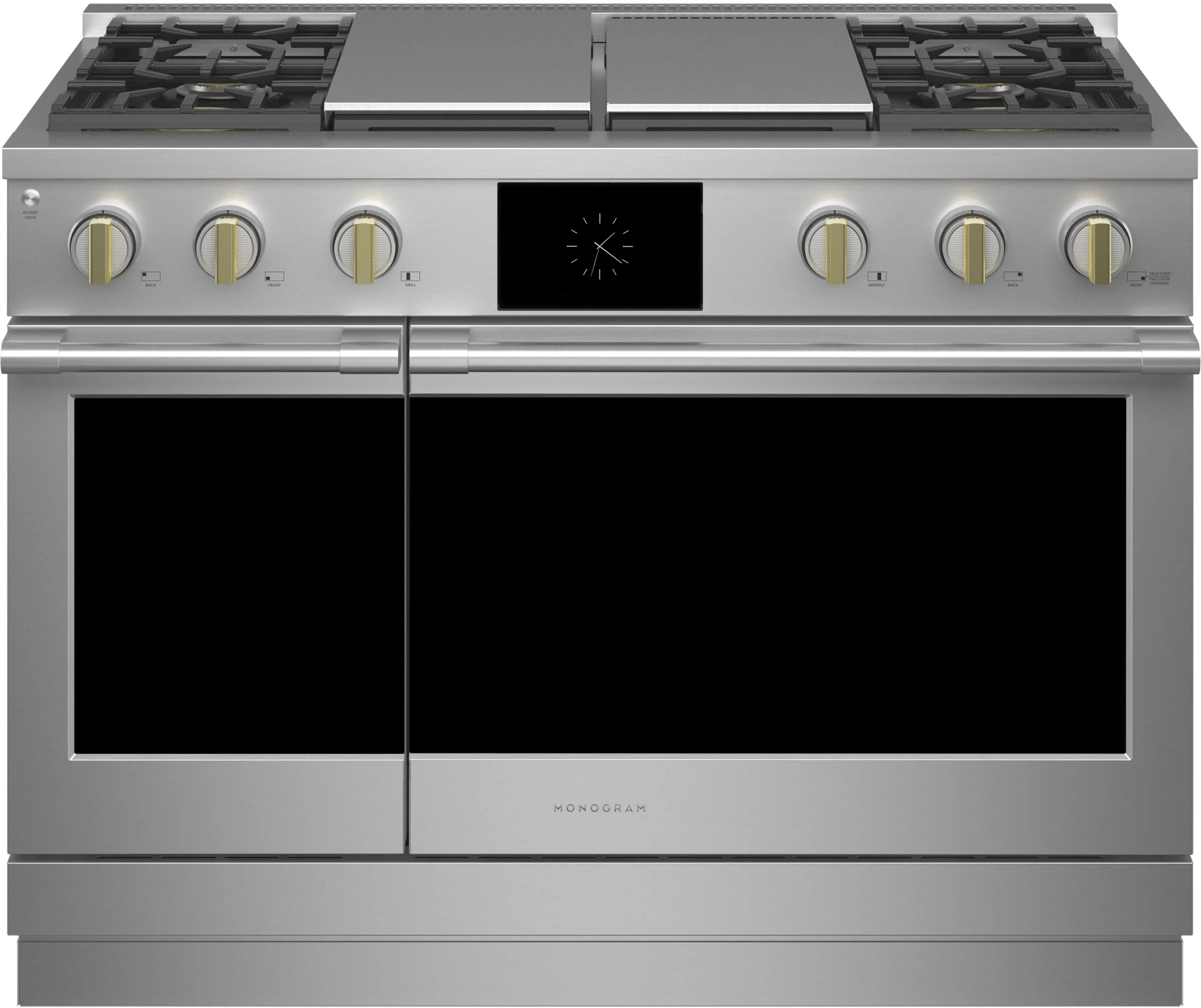 Monogram ZDP484NGTSS 48 Inch Stainless Steel Dual Fuel Freestanding Range, in Stainless Steel