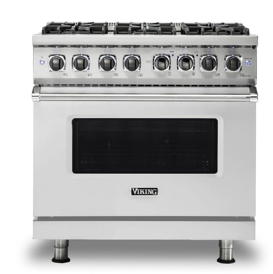 Viking VDR5366BSS Professional 5 Series 36 Inch Stainless Steel Dual Fuel Convection Freestanding Range