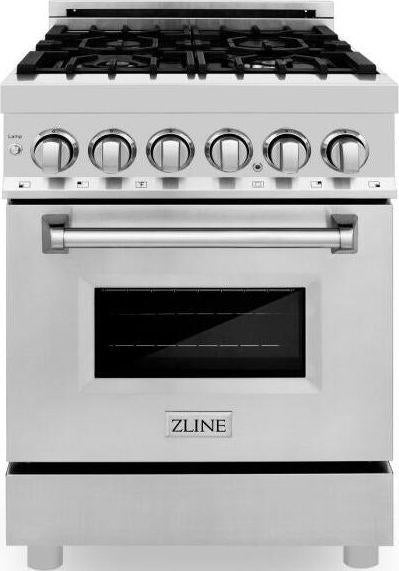 Z Line ZLINE RA24 24 Inch Stainless Steel Gas Freestanding Range, in Stainless Steel