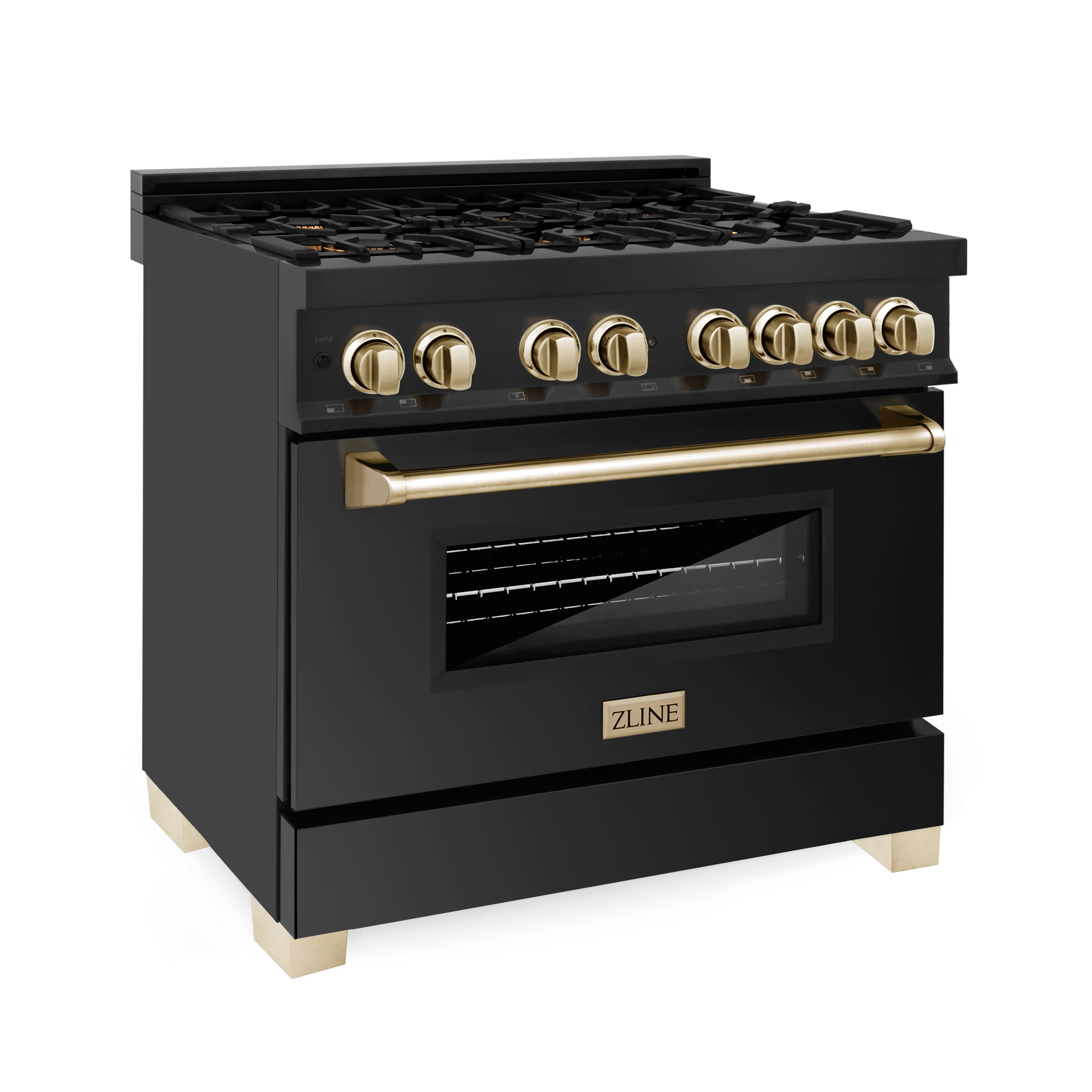 Z Line ZLINE RABZ36G  Autograph Edition Series 36 Inch Natural Gas, Dual Fuel Freestand