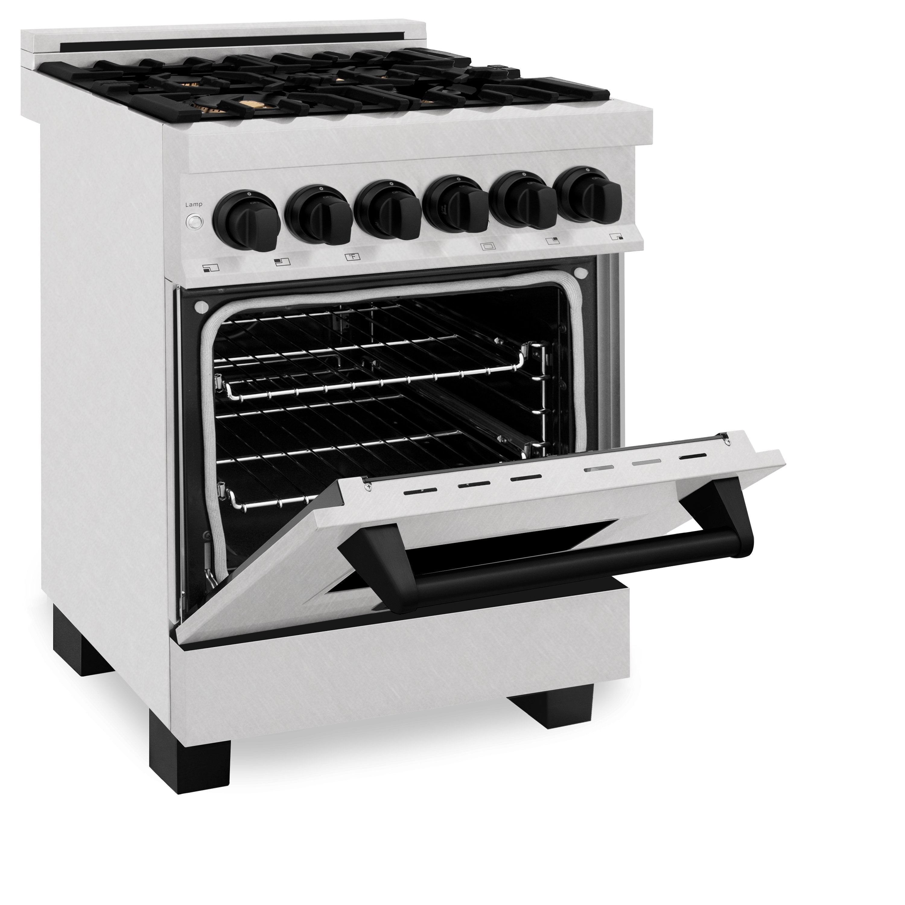 Z Line ZLINE RASZSN24CB Autograph Edition Series 24 Inch Dual Fuel Freestanding Range