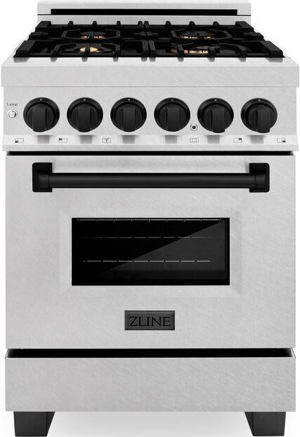 Z Line ZLINE RASZSN24MB  Autograph Edition Series 24 Inch Dual Fuel Freestanding Range