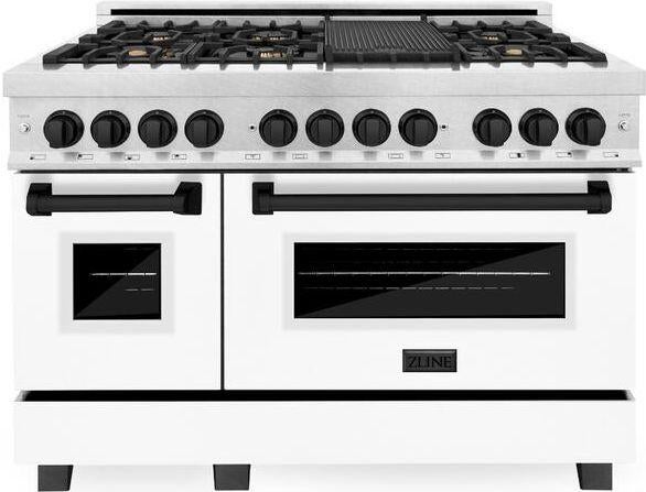 Z Line ZLINE RASZWM48MB Autograph Edition Series 48 Inch Natural Gas, Dual Fuel Double