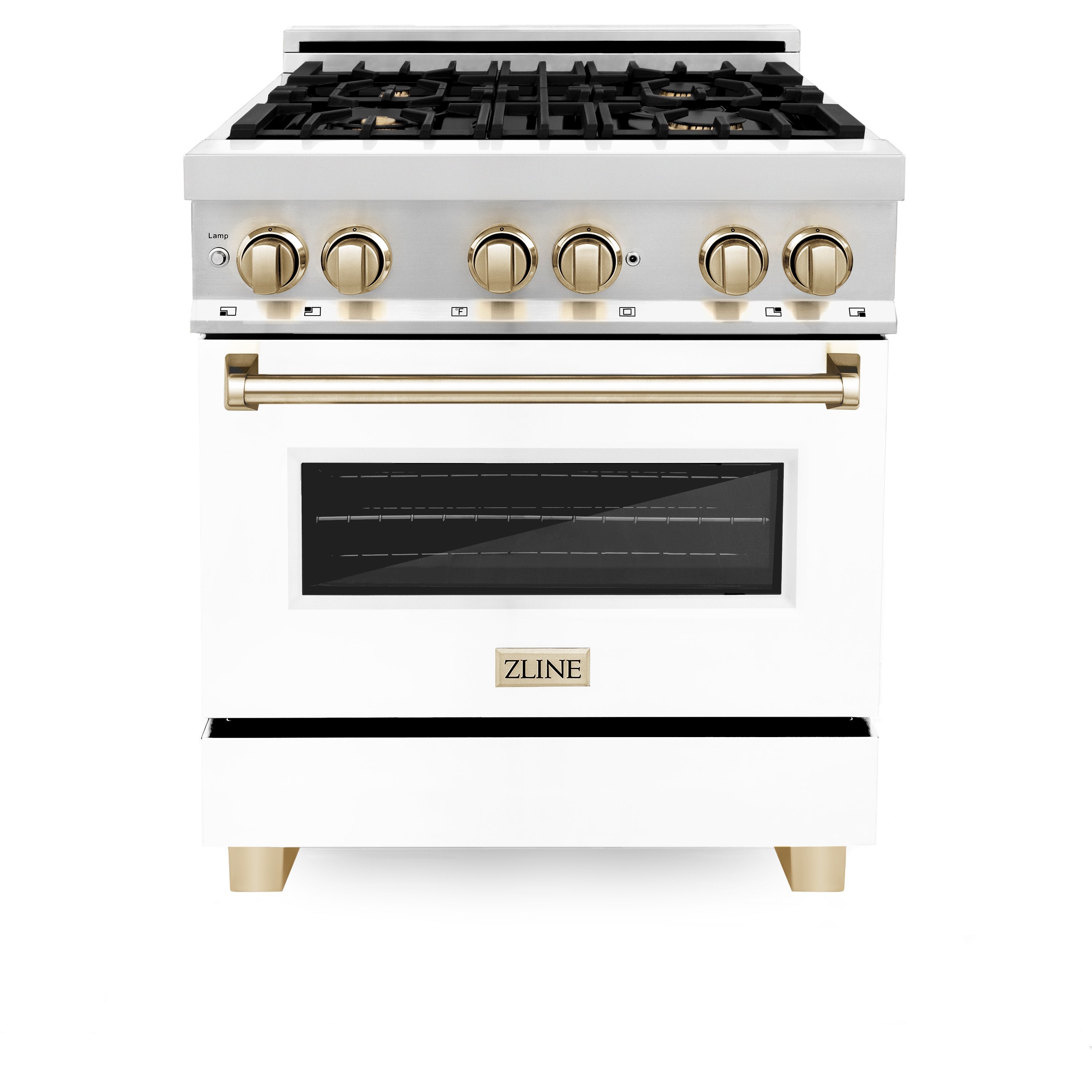 Z Line ZLINE RAZWM30MB Autograph Edition Series 30 Inch Natural Gas, Dual Fuel Freestan