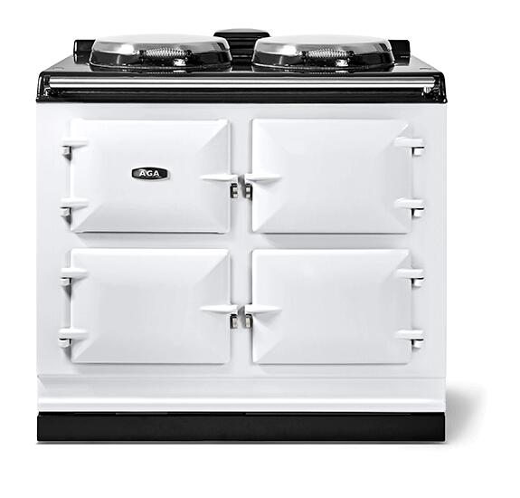 AGA AER7339WHT Classic Cast Iron Series 39 Inch Electric Freestanding Range