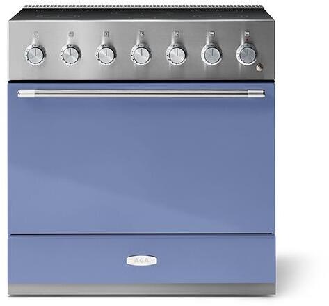 AGA AMC36INCBB Mercury Series 36 Inch Carnaby Blue Induction Electric Freestanding Range