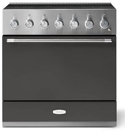 AGA AMC36INSLT Mercury Series 36 Inch Slate Induction Electric Freestanding Range