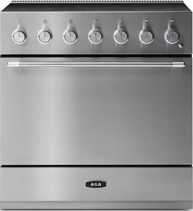 AGA AMC36INSS Mercury Series 36 Inch Stainless Steel Induction Electric Freestanding Range