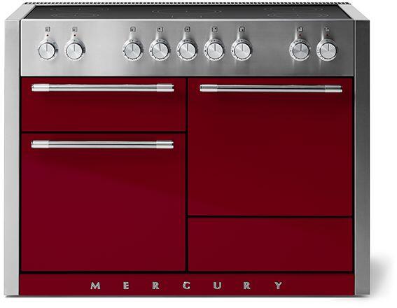 AGA AMC48INCNB Mercury Series 48 Inch Induction Electric Freestanding Range in Cranberry