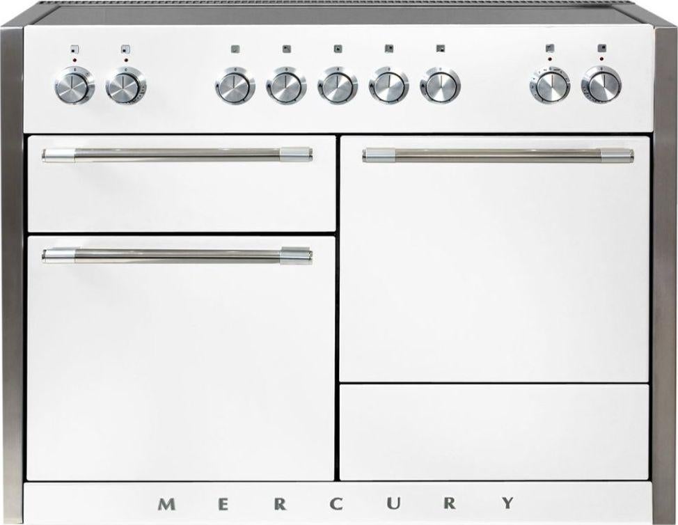 AGA Mercury 48" White Induction Triple Oven Range - Convection