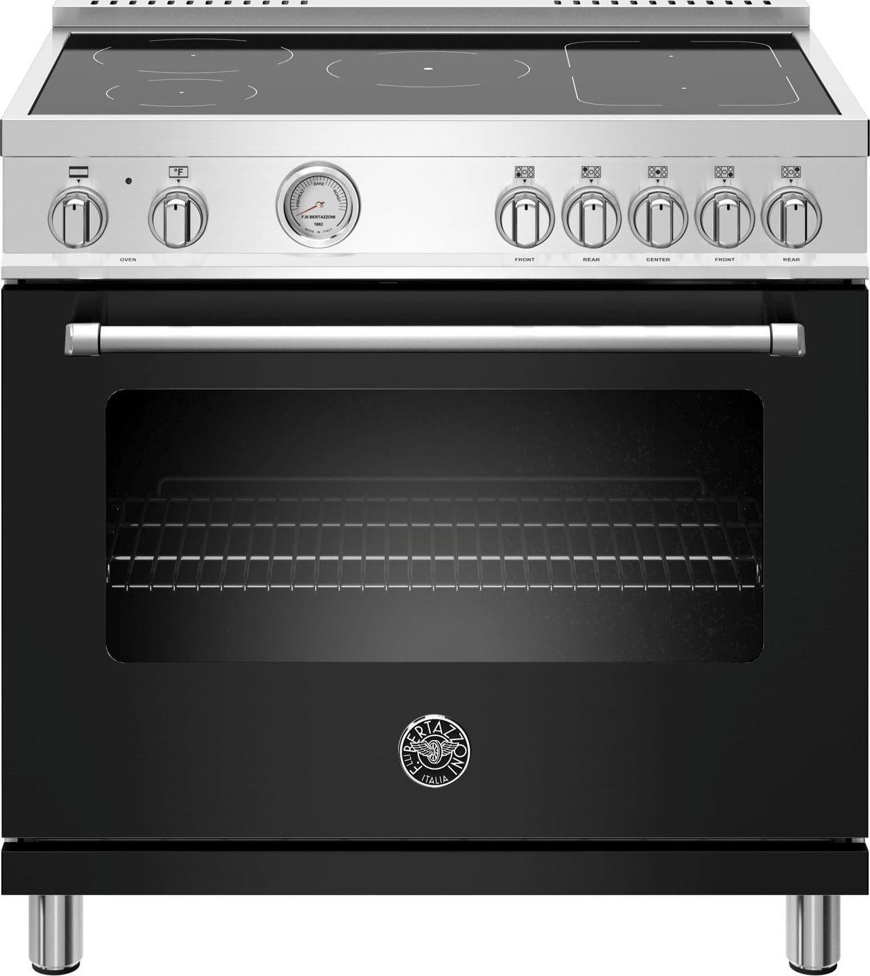 Bertazzoni MAST365INMNEE Master Series 36 Inch Induction Electric Freestanding Range