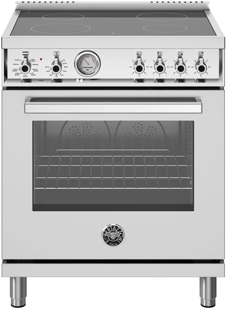 Bertazzoni Professional Series 30 Inch Range Electric: Stainless Steel