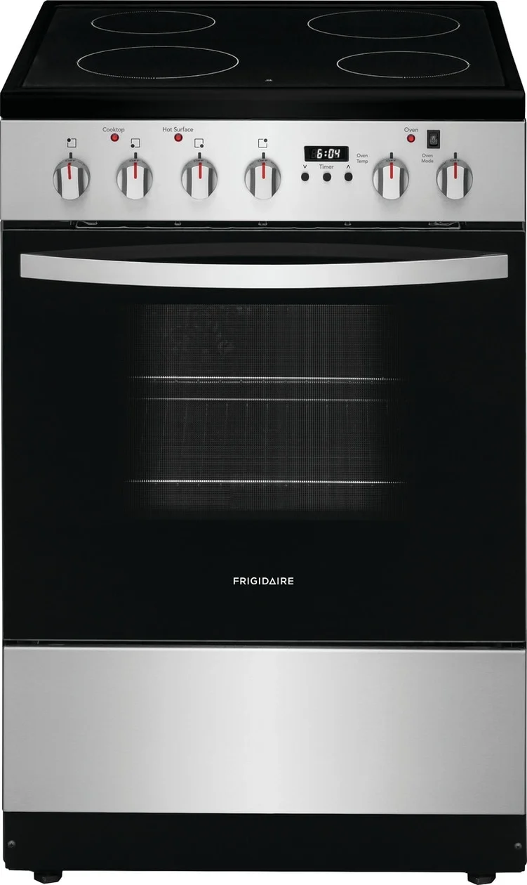 Frigidaire FCFE2425AS 24 Inch Stainless Steel Electric Convection Freestanding Range