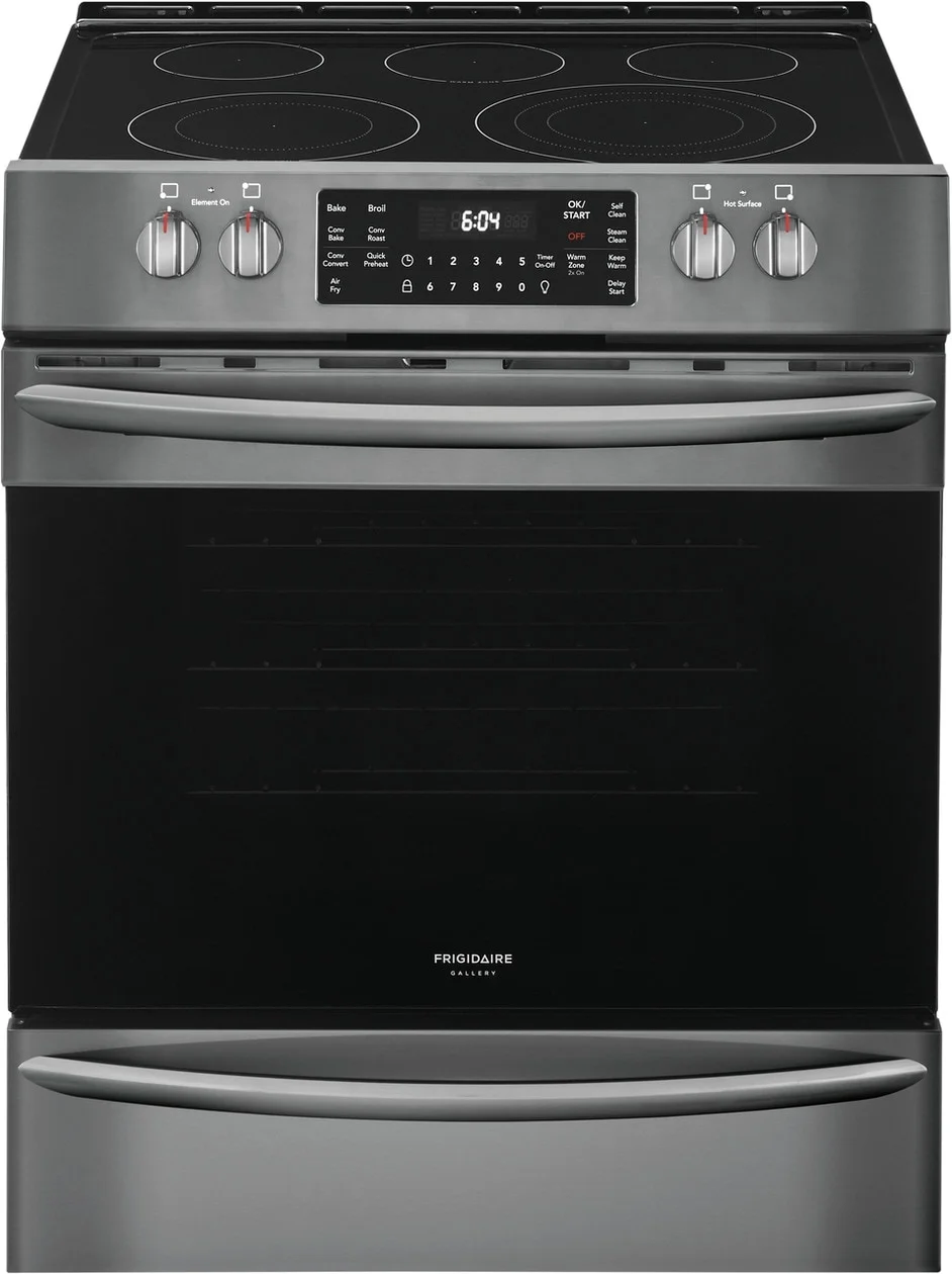 Frigidaire 30" Black Stainless Steel Electric Smoothtop Range with Air Fry - ADA Compliant