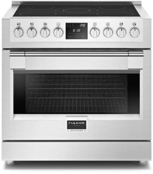 Fulgor Milano F6PIR365S1 Sofia Series 36 Inch Stainless Steel Induction Electric Convection Freestanding Range