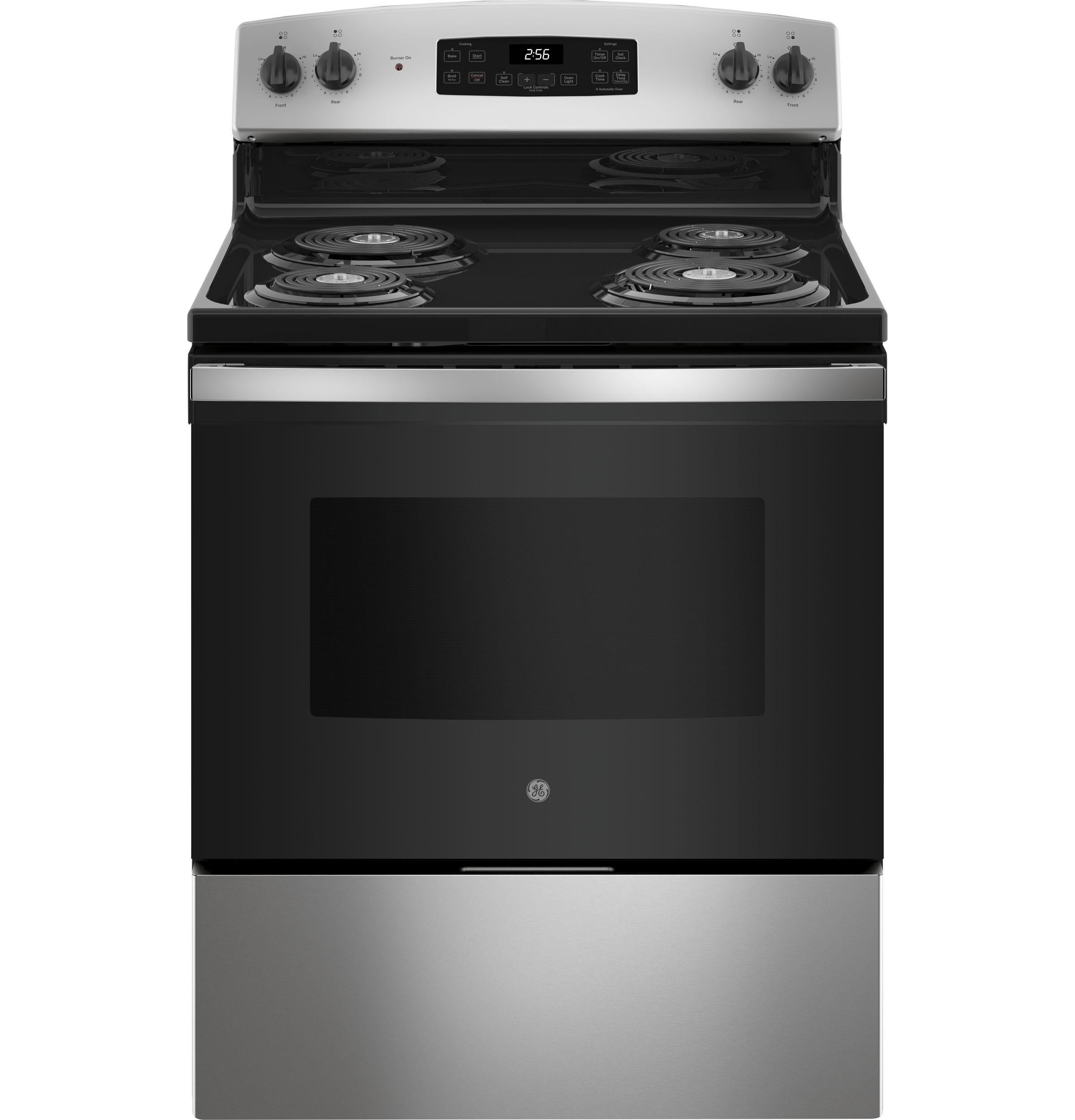 GE JB256RTSS 30 Inch Electric Freestanding Range